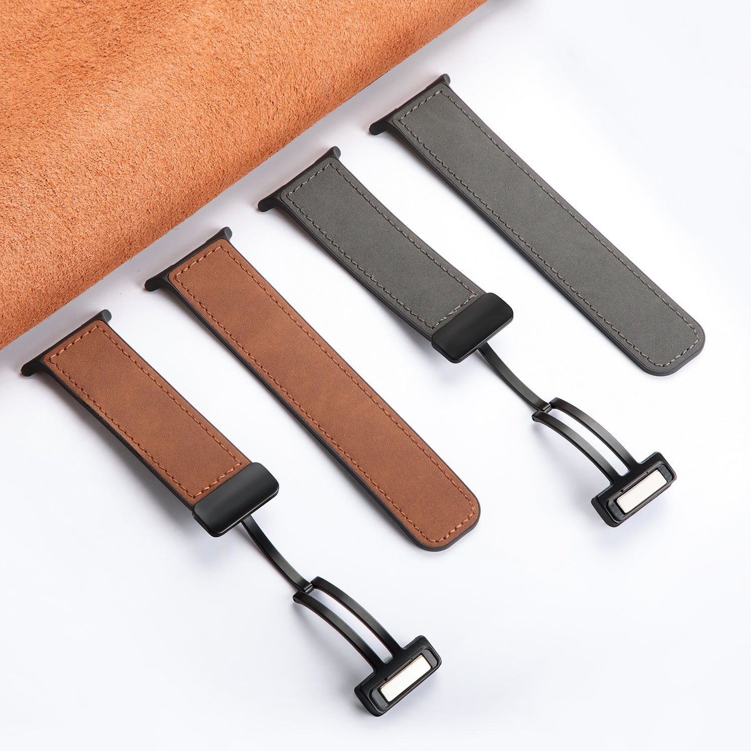 NovaGear Magnetic Leather-Silicone Strap for Ultra Watch