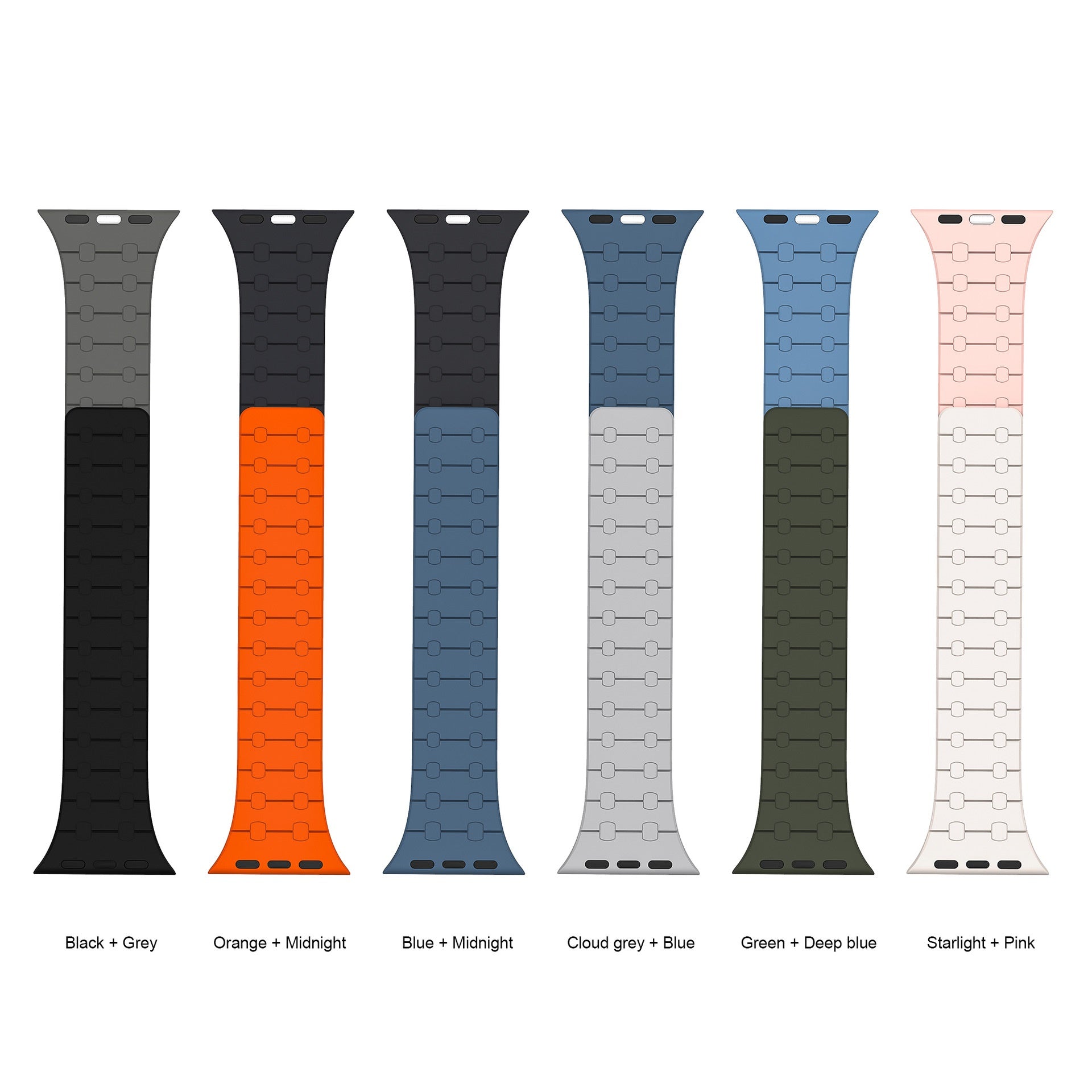 ZenFlex Waterproof Magnetic Silicone Band for Apple Watch