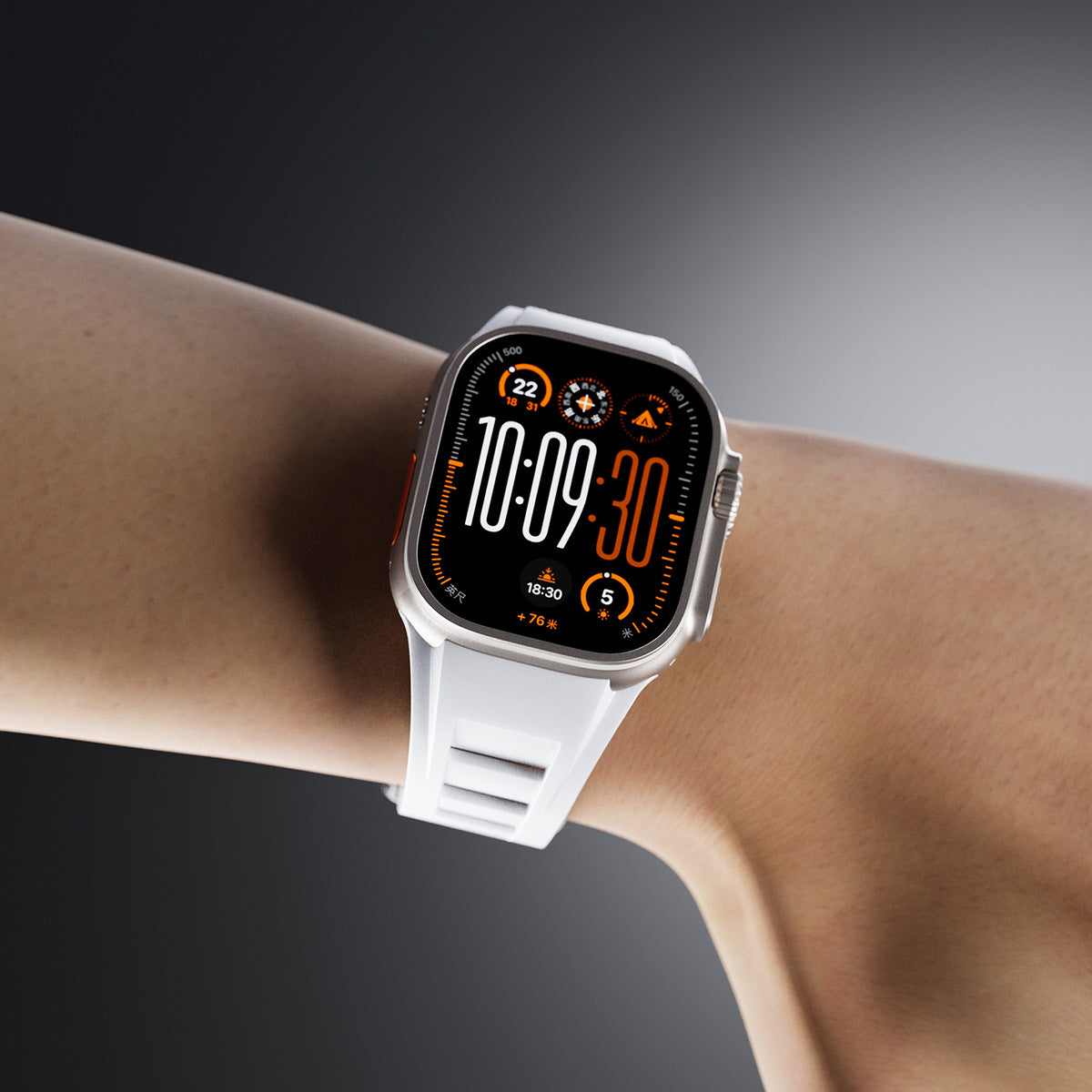 VeloFlex Fluororubber Apple Watch Strap Heat Resistant