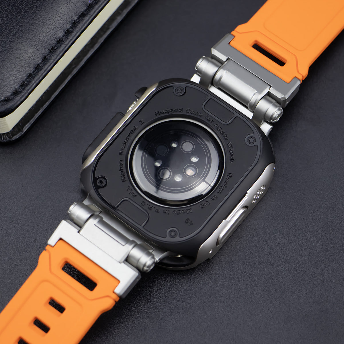 PathGuard 2-In-1 Apple Watch Case With Fluoro Rubber Strap