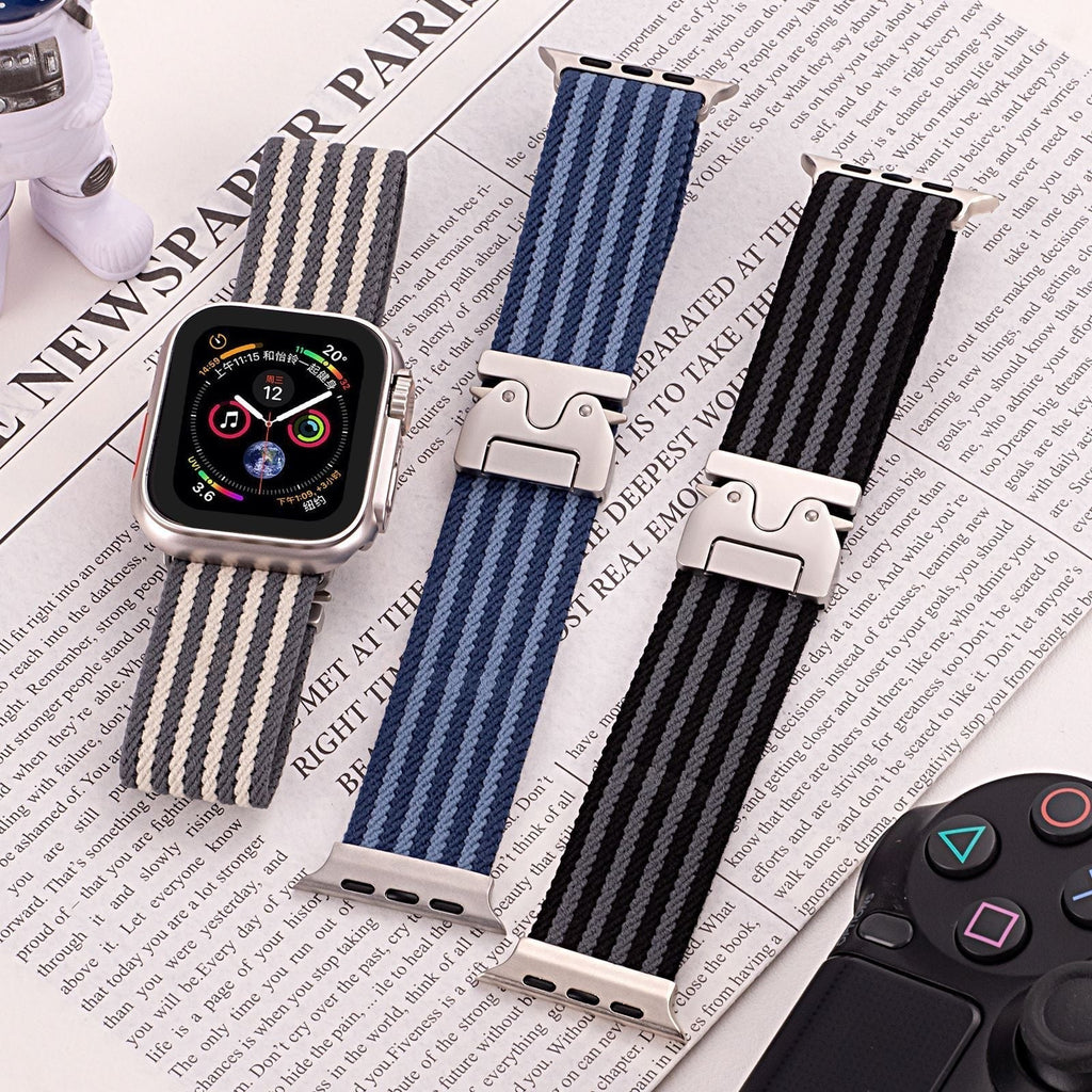 Parachute Buckle Nylon Braided Band for Nova Watch