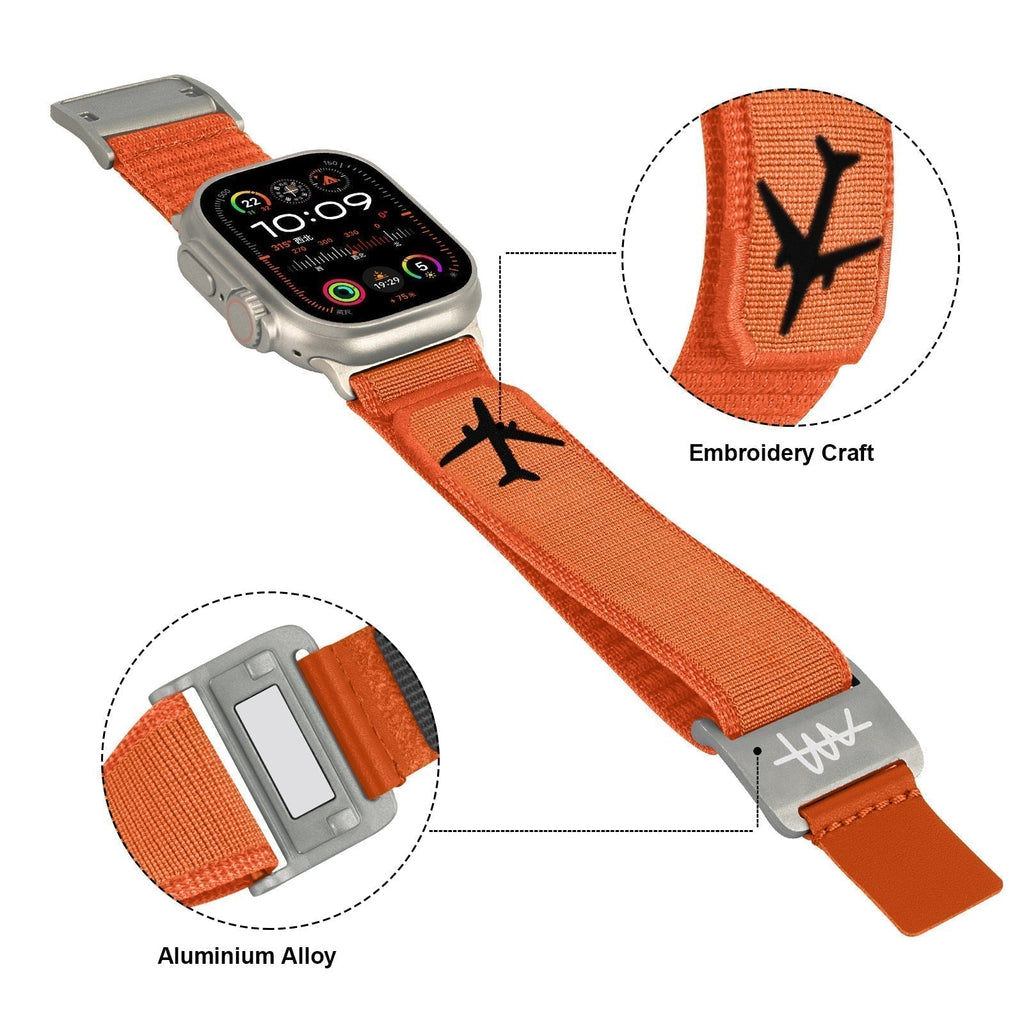 AeroPeak Magnetic Nylon Watch Strap For Apple Watch