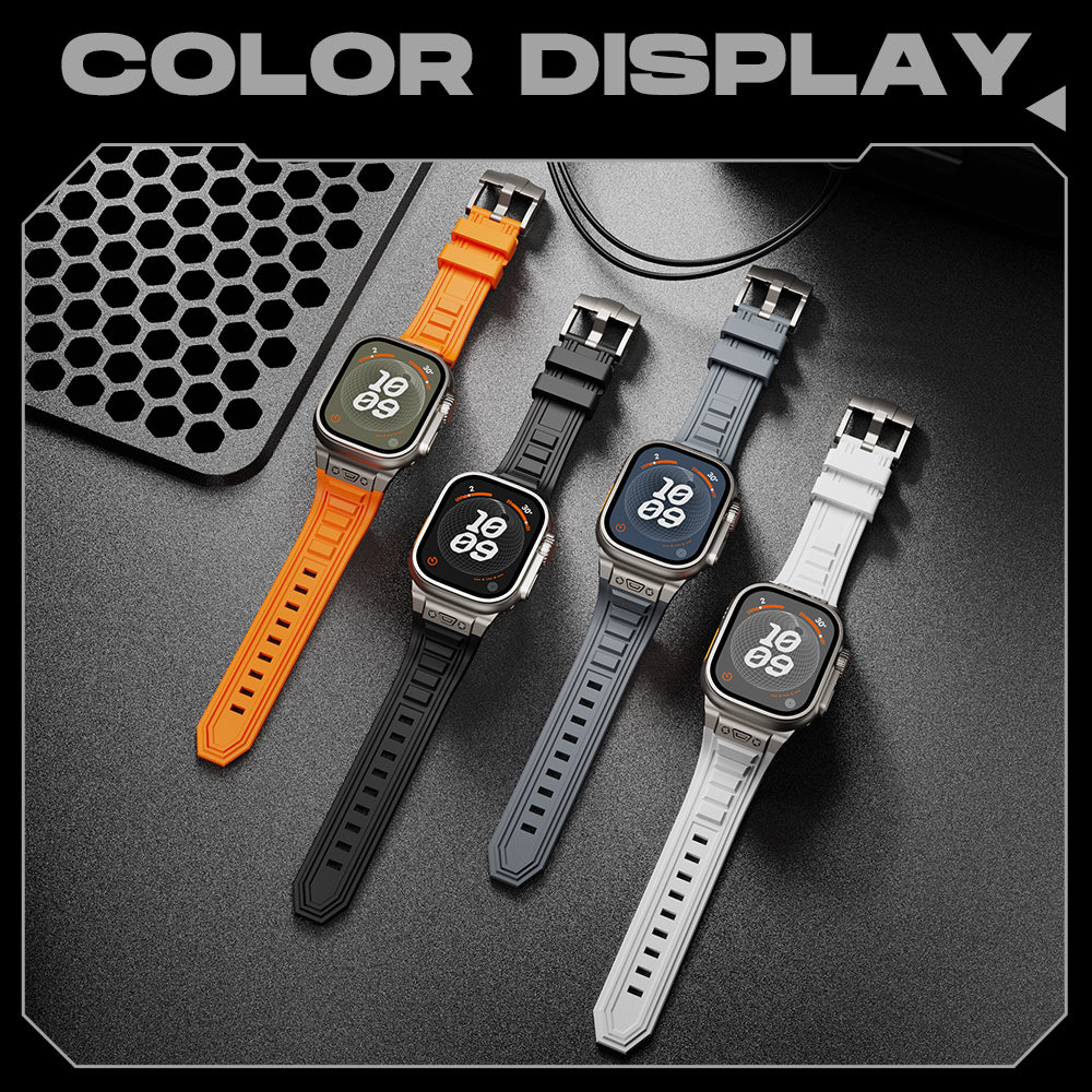 ZenithFlex Ventilated Tactical Silicone Band For Apple Watch