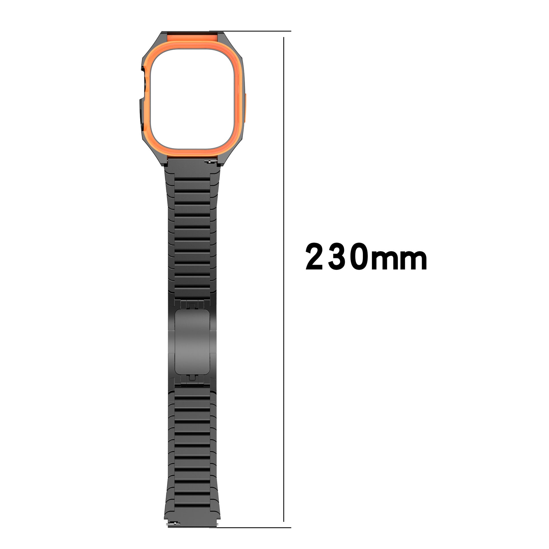 AeroGuard Stainless Steel Case Band For Apple Watch