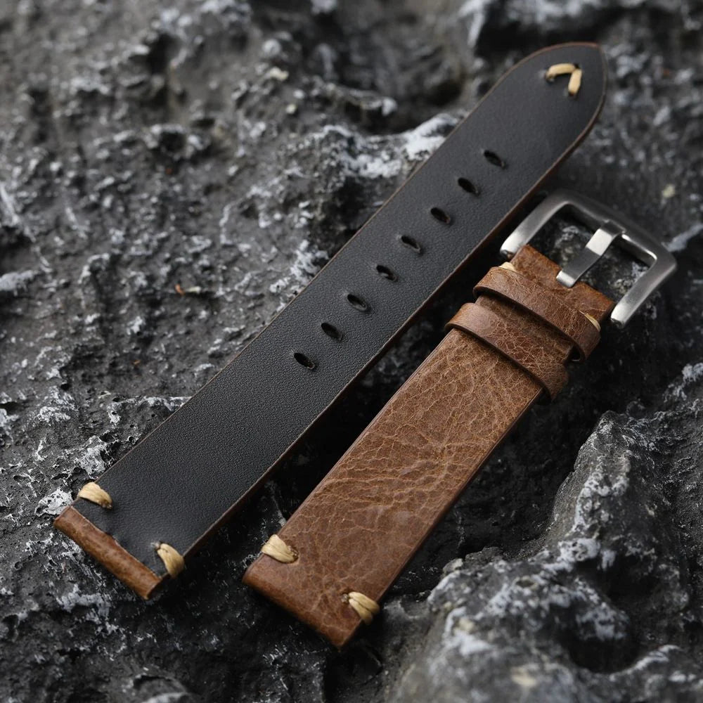 OakTrail Cracked Vintage Handmade Strap for Everyday Bags