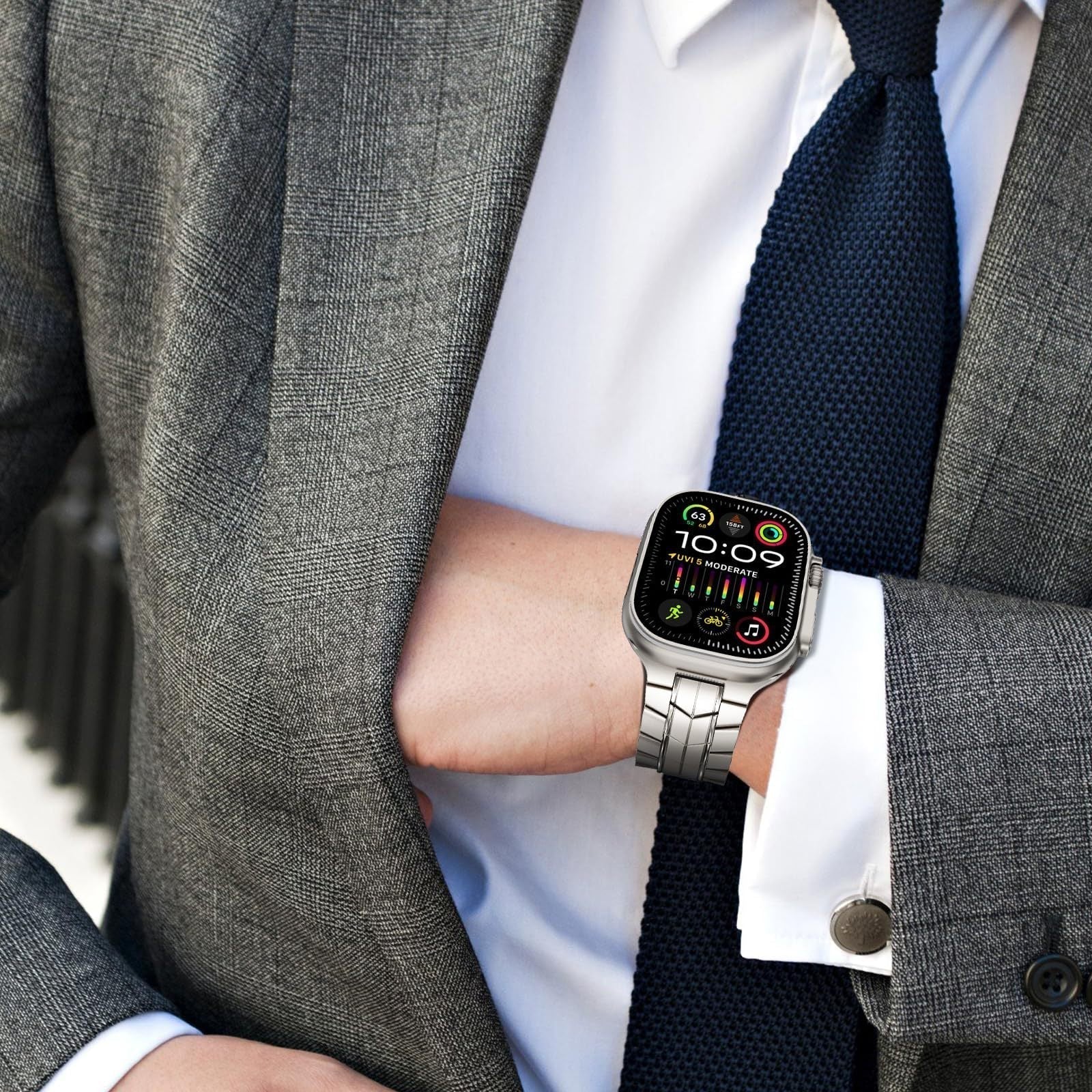 Lumen Titanium Alloy Watch Band For Apple Ultra 2 49mm