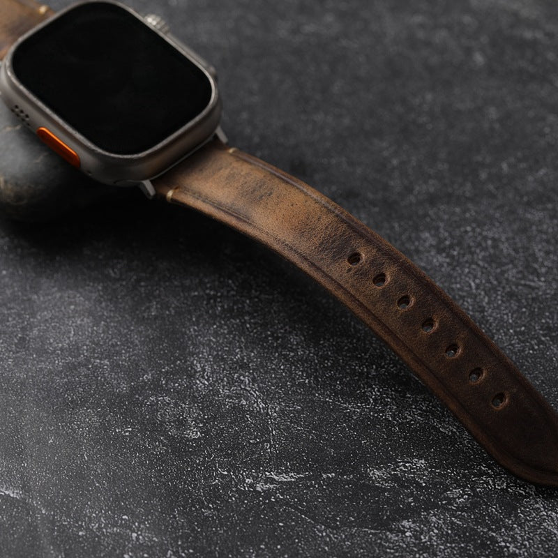 Aurora Leather Band for Apple Watch Handmade in Italy