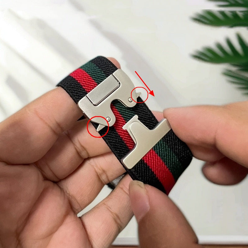 Parachute Buckle Nylon Braided Band for Nova Watch