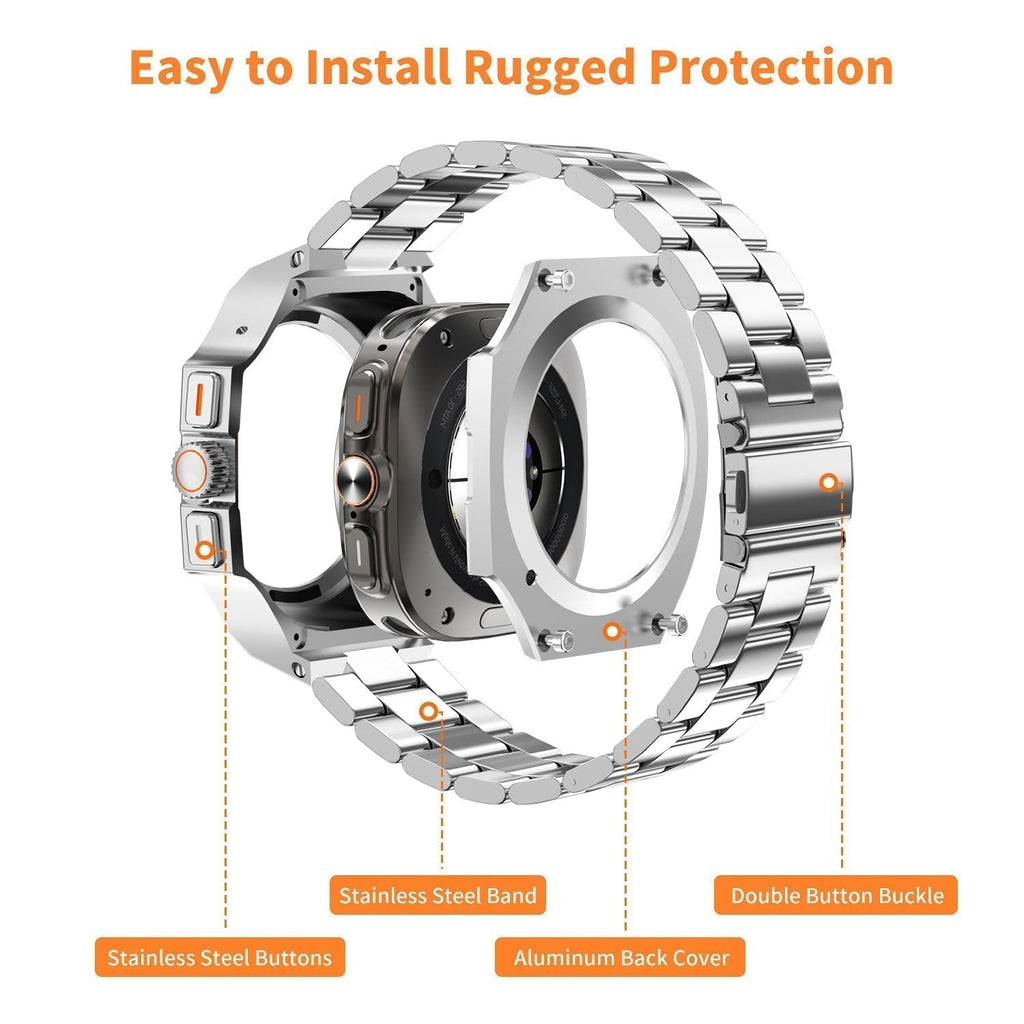 NovaShell Gehäuse und Armband aus Zinklegierung für Galaxy Ultra 47mm