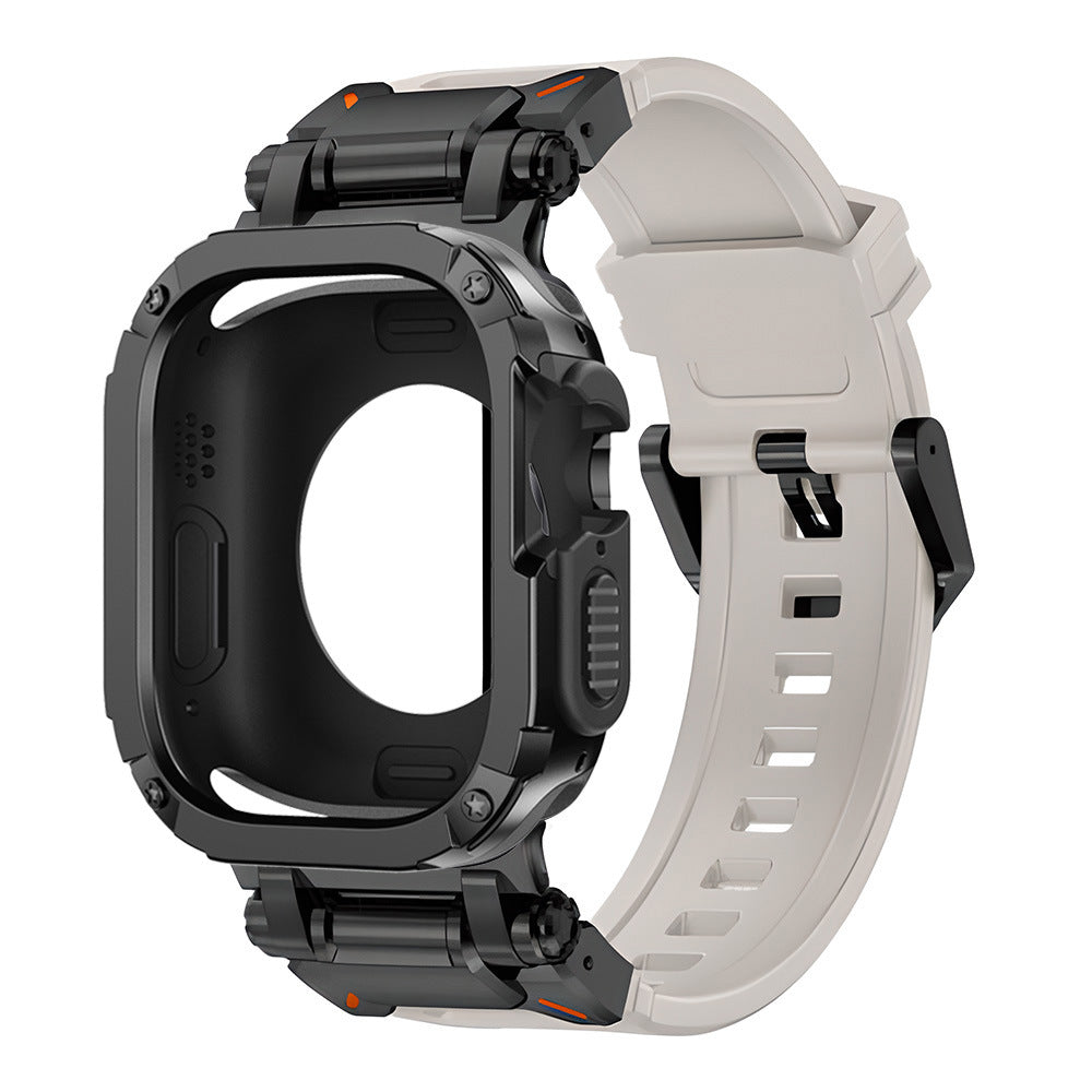 PathGuard 2-In-1 Apple Watch Case With Fluoro Rubber Strap