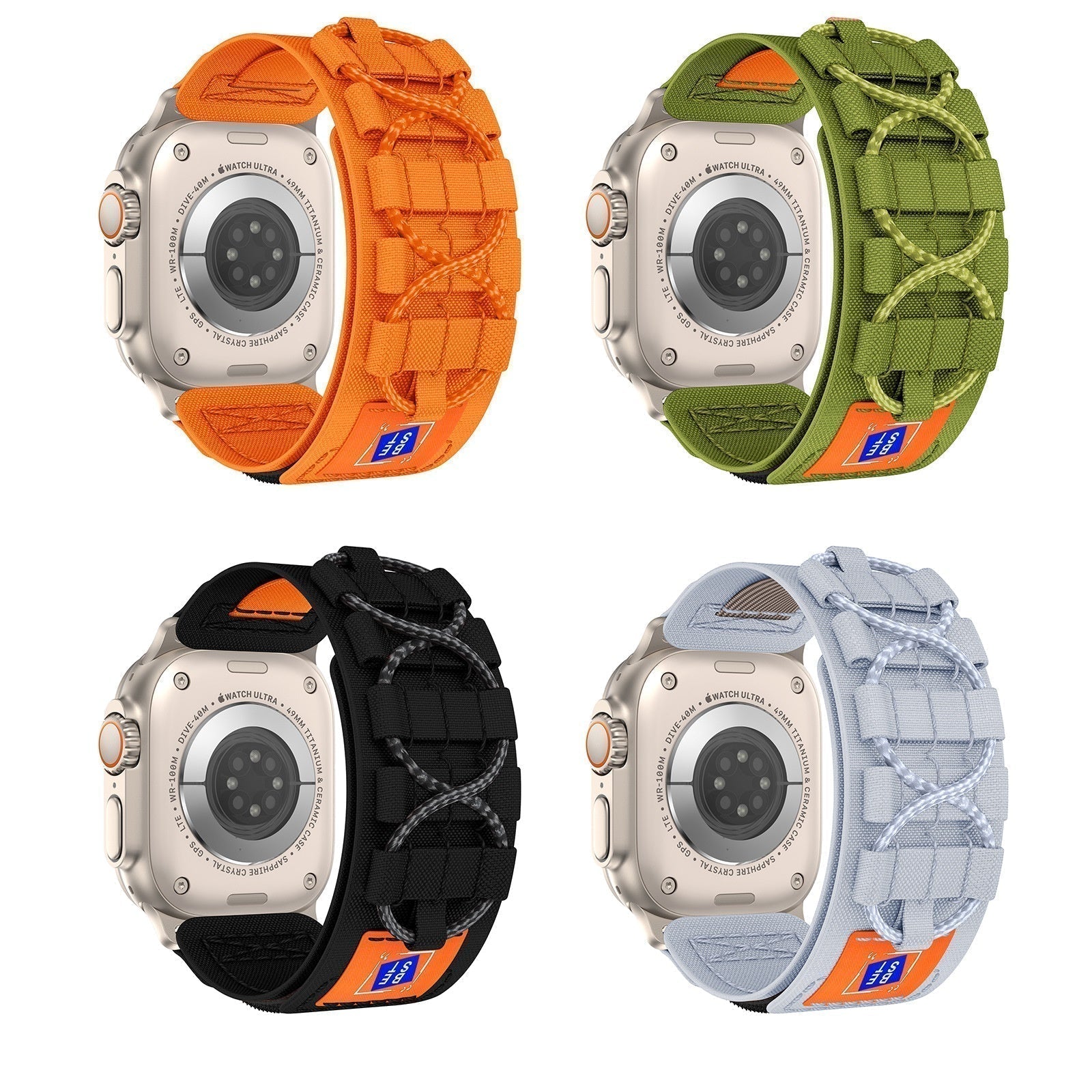 AeroFlex Nylon Strap For Apple Watch Comfort Fit All Day