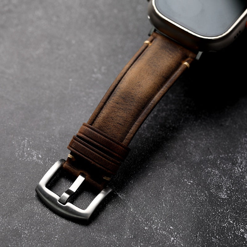 Aurora Leather Band for Apple Watch Handmade in Italy