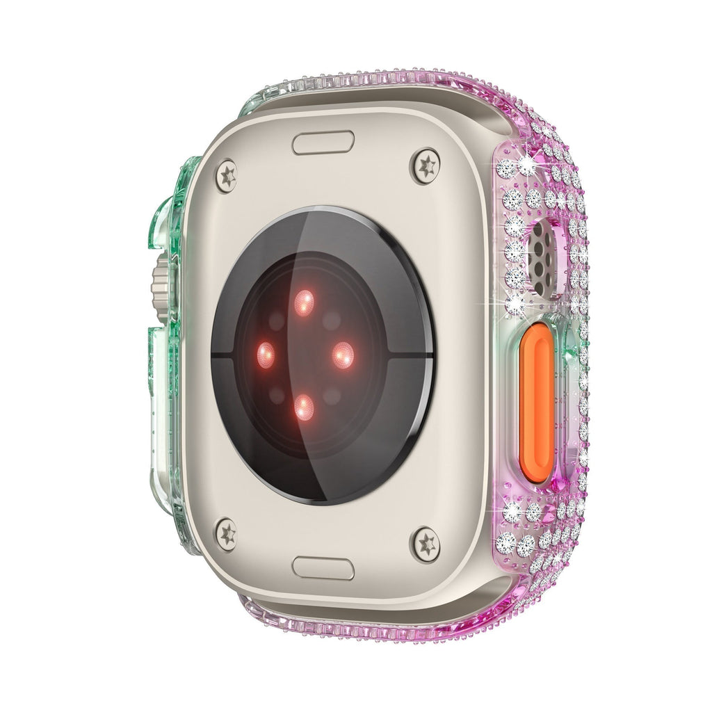 GleamLux Diamond Full Cover Case For Apple Watch Elite