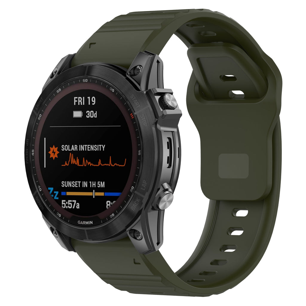 AeroFlex Pro Silikonarmband für Garmin Fenix 8/7X/6X