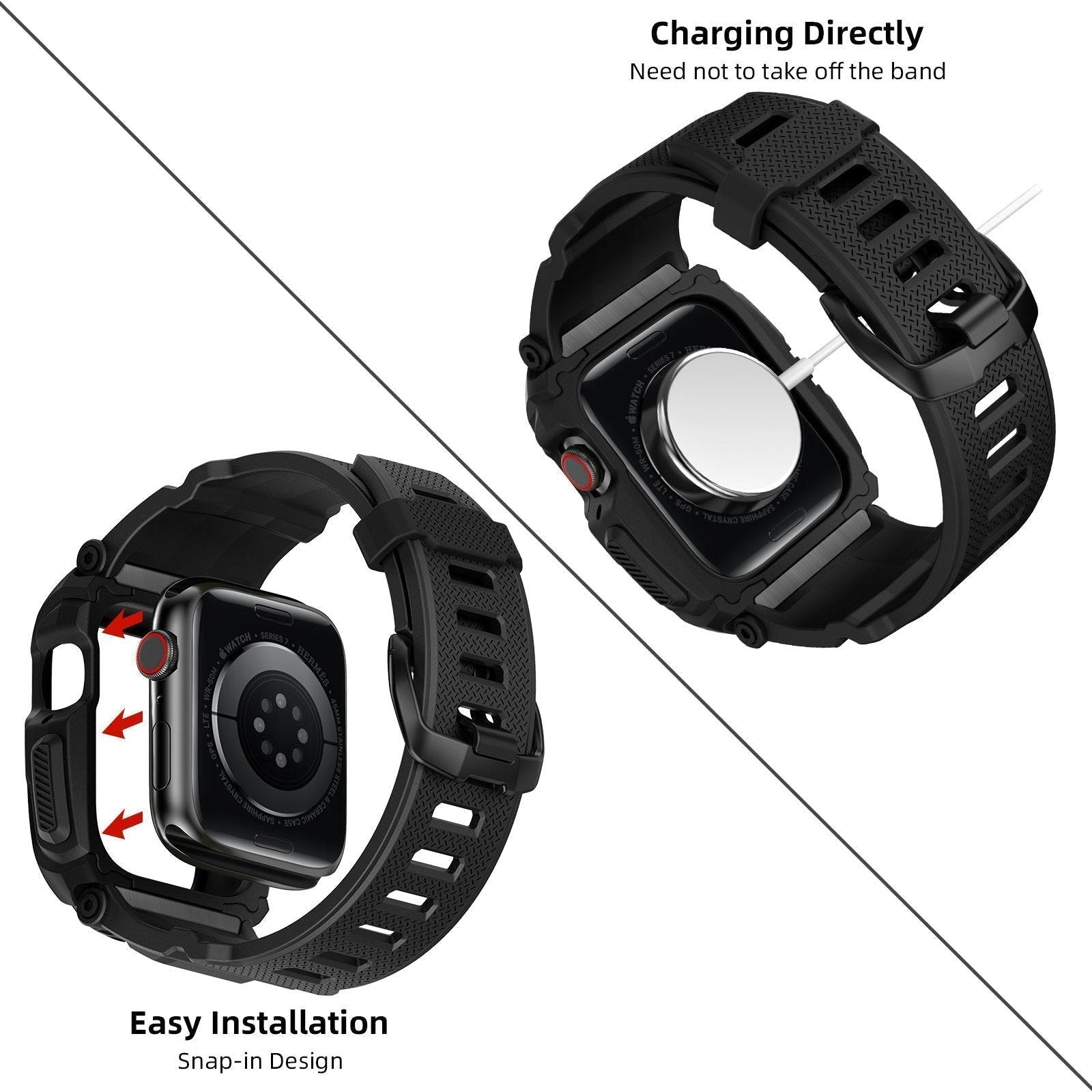 NovaGuard Shield for Apple Watch Shockproof TPU Kit