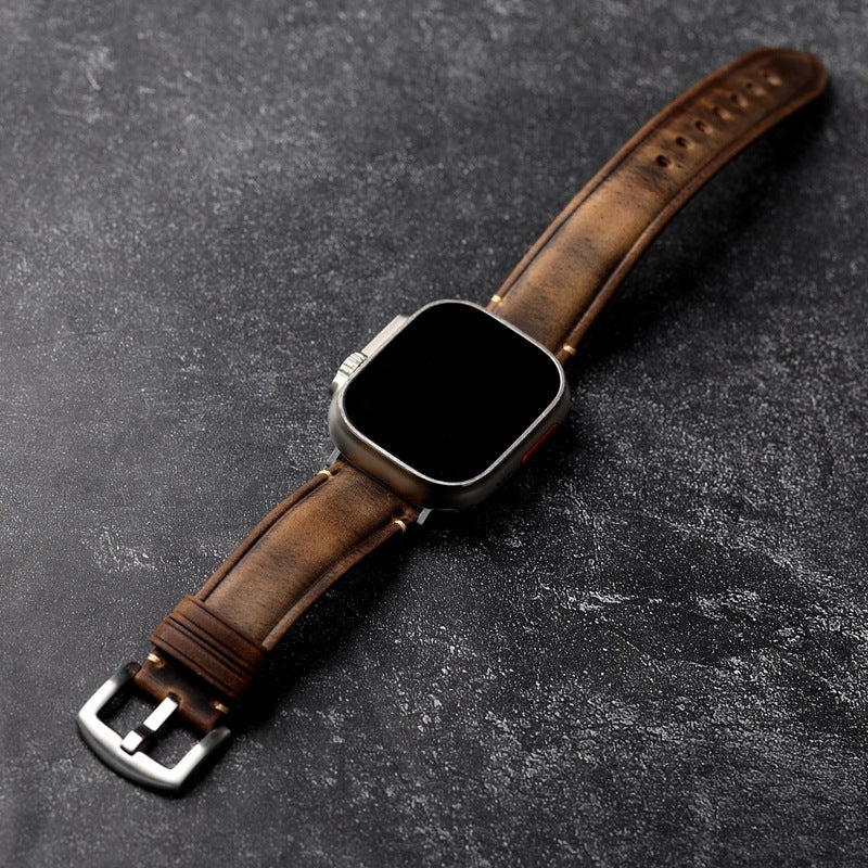 Aurora Leather Band for Apple Watch Handmade in Italy