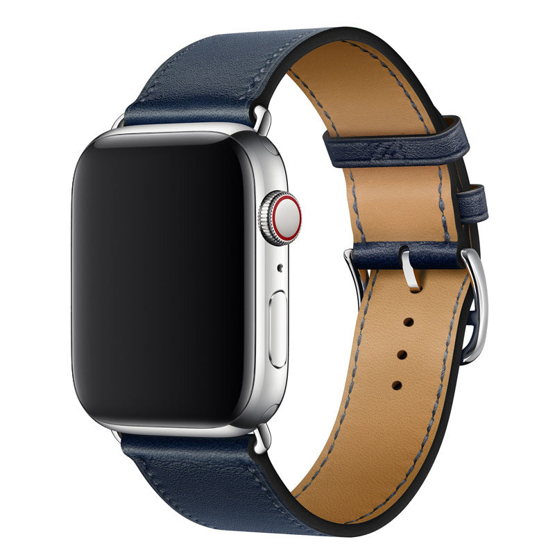 Averon Genuine Leather Hand-Stitched Strap for Apple Watch