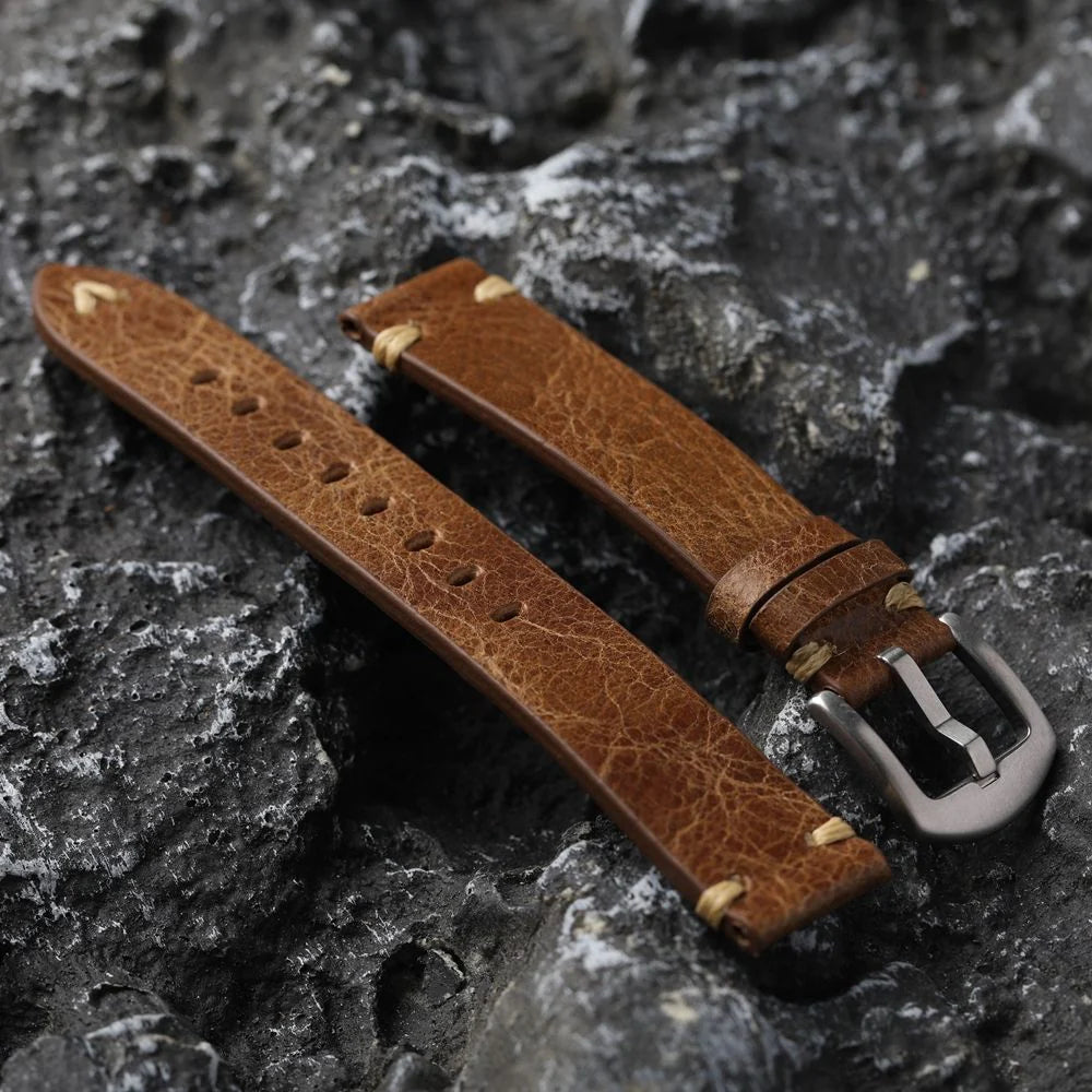 OakTrail Cracked Vintage Handmade Strap for Everyday Bags
