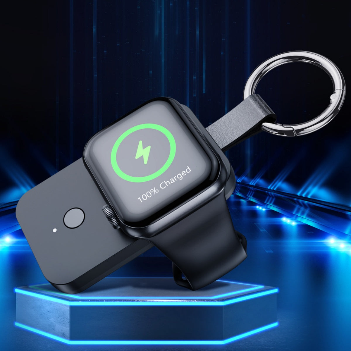 VoltKey Keychain Power Bank Fast Charge for Apple Watch
