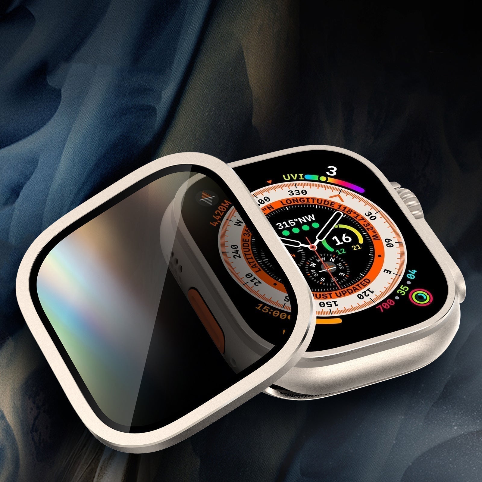 AeroGuard Titanium Privacy Screen Protector For Watch Ultra 2