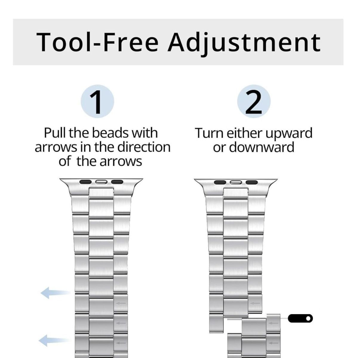 AuroraLink 26mm Stainless Steel Band for Apple Watch Ultra