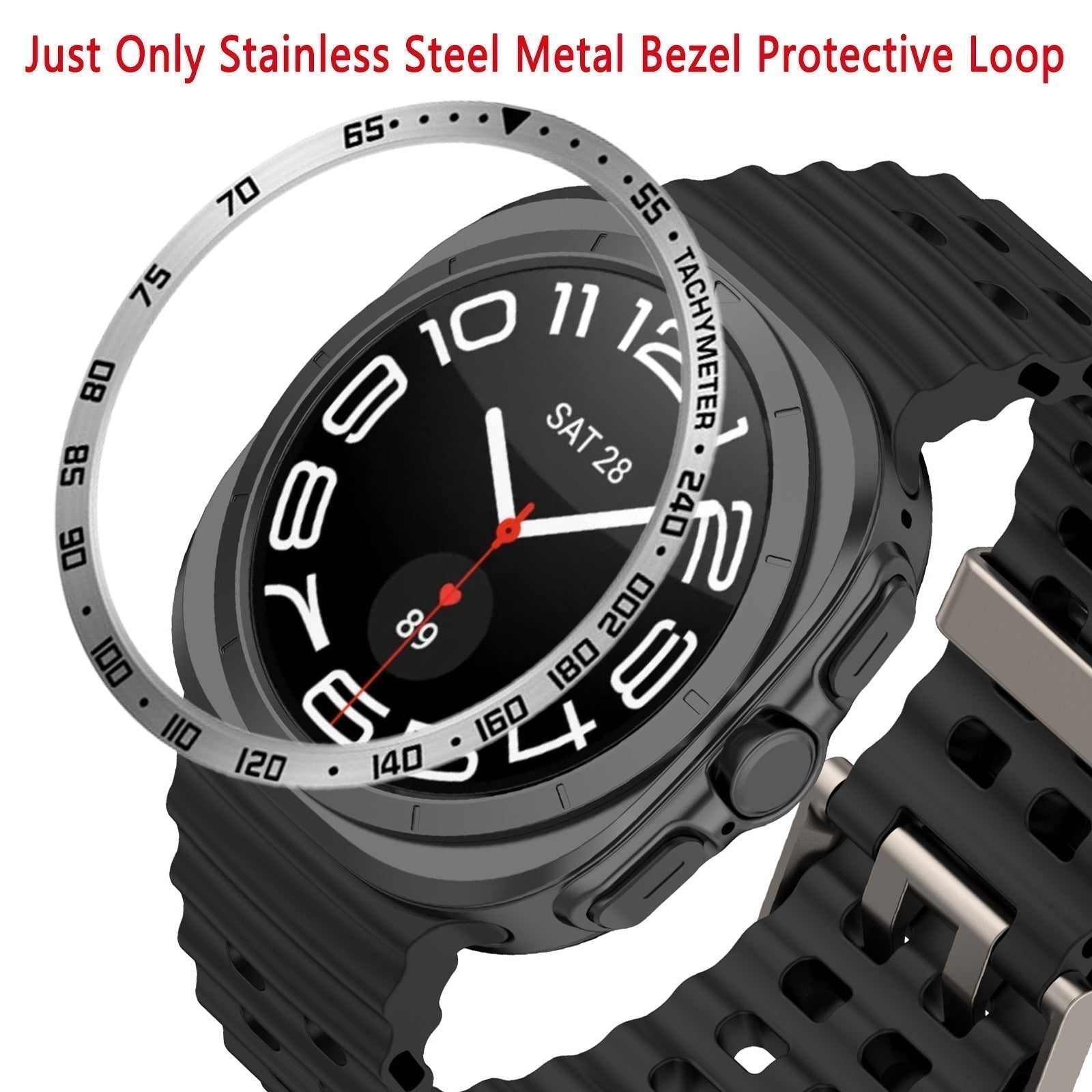 NovaGleam Bezel Cover For Galaxy Watch Ultra 47mm Accessory