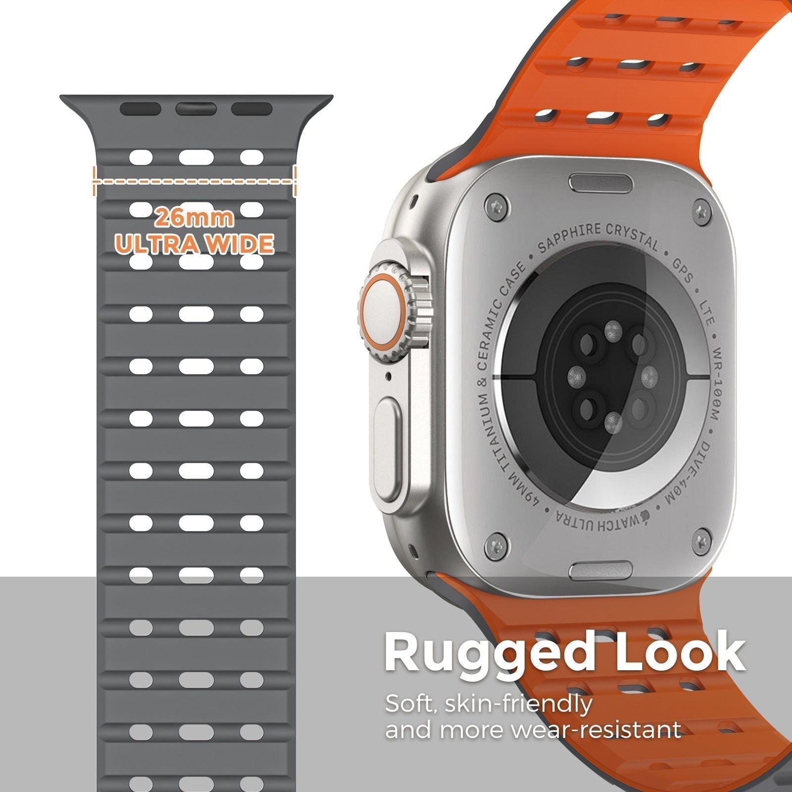 VeloWeave Pro Magnetic Silicone Strap for Apple Watch