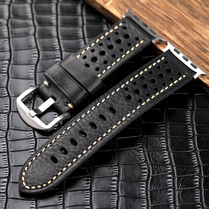 TimberBuilt Vintage Leather Band for Apple Watch Ultra