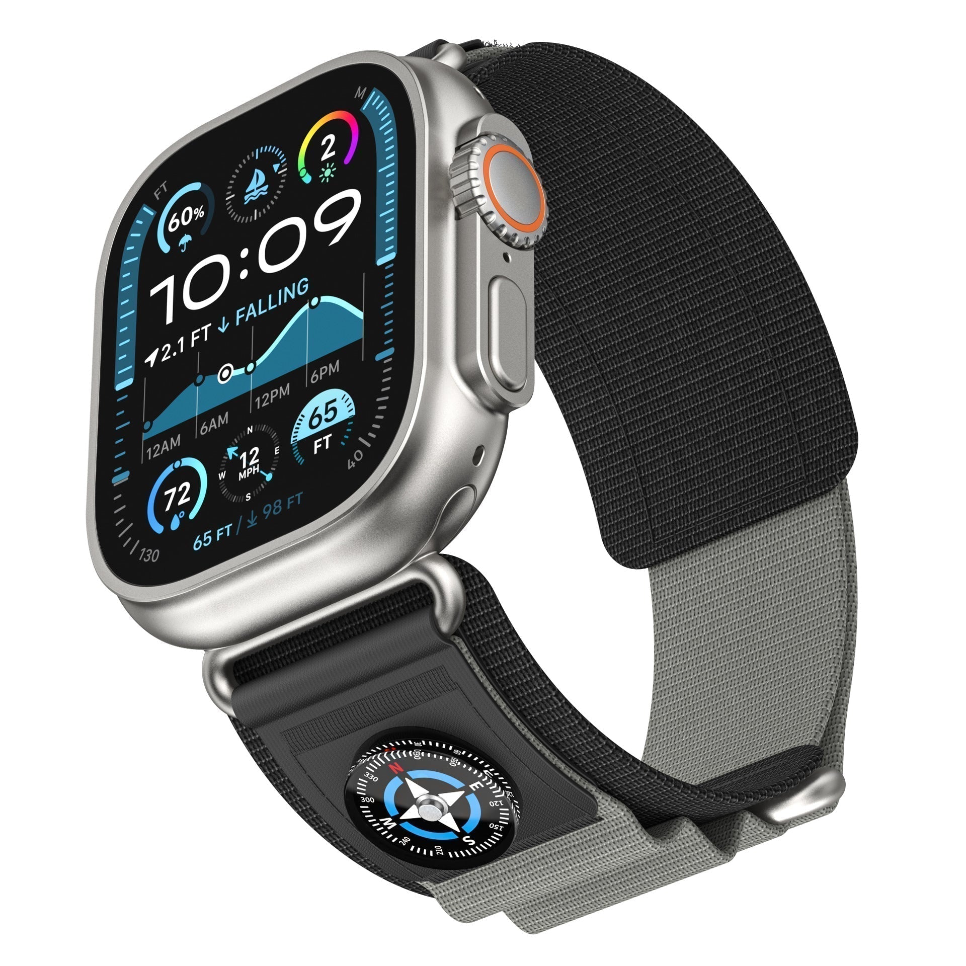 AtlasWeave Compass Nylon Loop Strap For Apple Watch