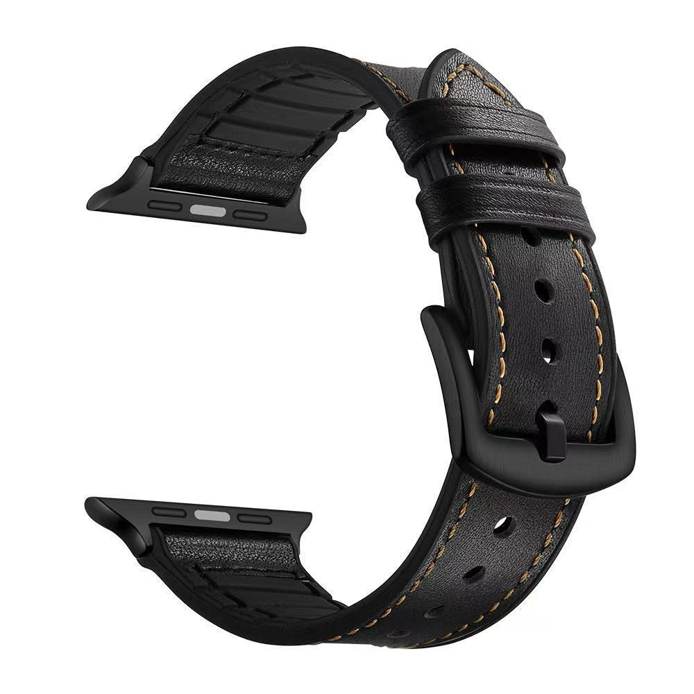 Veritex Genuine Leather Luxe Strap for Apple Watch Pro
