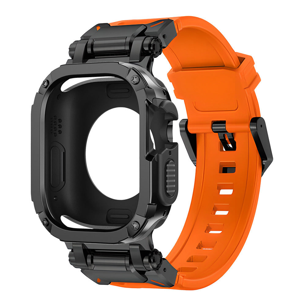 PathGuard 2-In-1 Apple Watch Case With Fluoro Rubber Strap