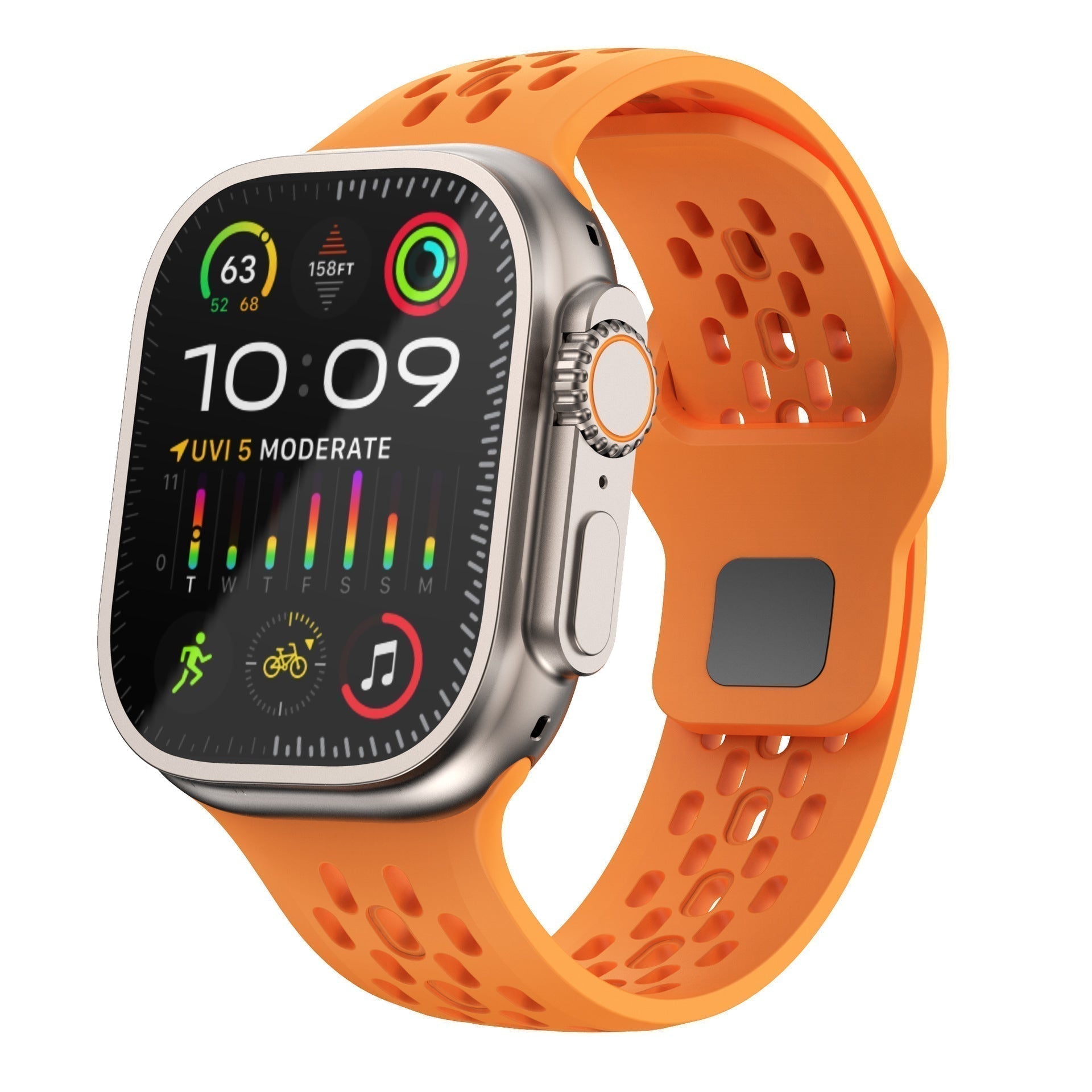 SkyFlex FKM Breathable Band For Apple Watch Comfort