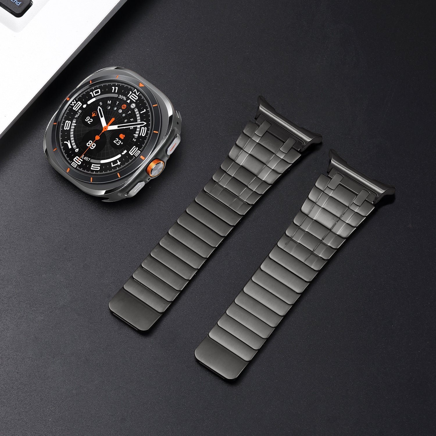 NovaFlex Frosted Steel Magnetic Band for Samsung Watch Ultra