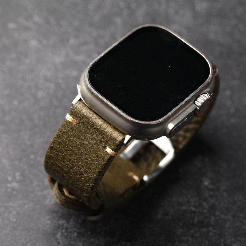 Verdant Pebbled Leather Strap for Nova Timewatch Ultra