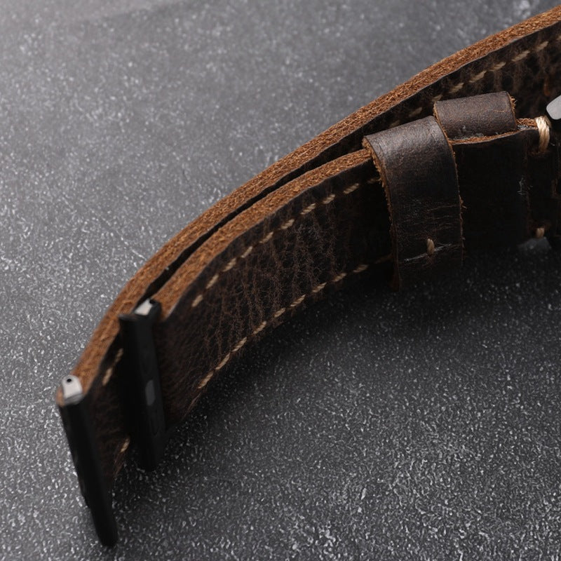 Astravale Handmade First Grain Cowhide Strap for Apple Watch