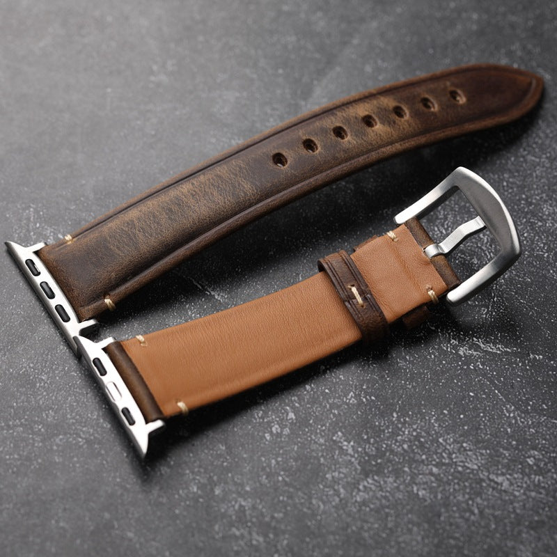 Aurora Leather Band for Apple Watch Handmade in Italy