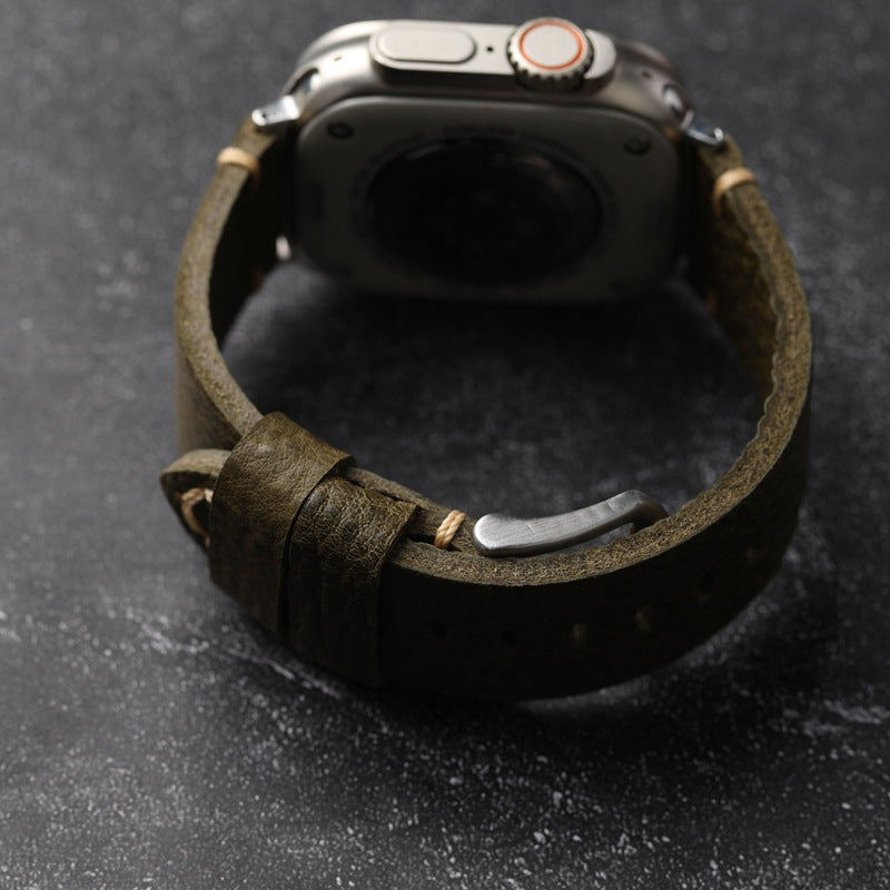 Verdant Pebbled Leather Strap for Nova Timewatch Ultra