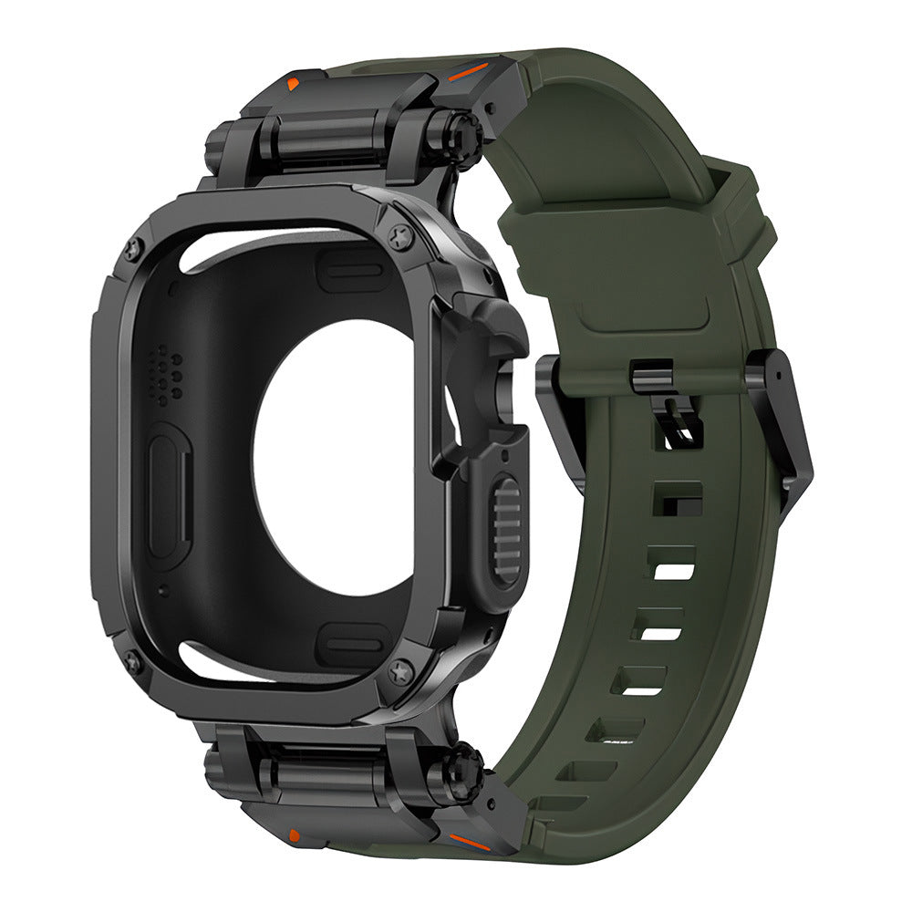 PathGuard 2-In-1 Apple Watch Case With Fluoro Rubber Strap