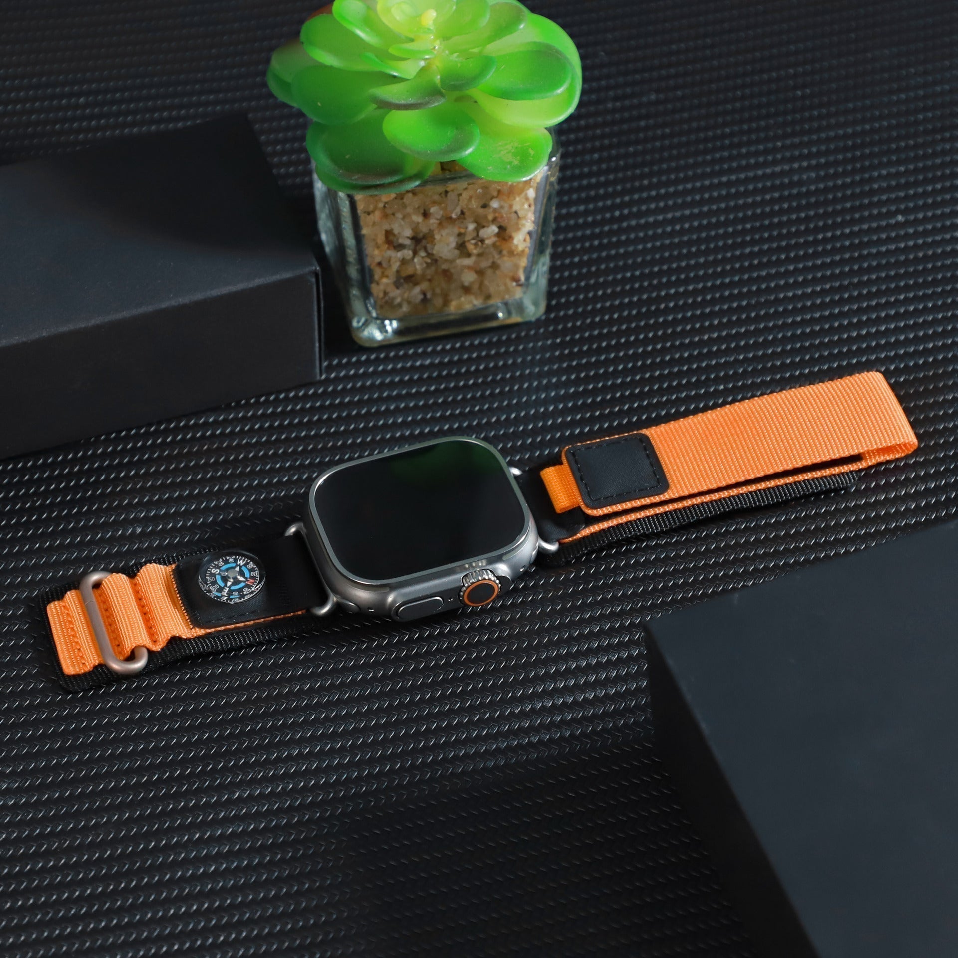 AtlasWeave Compass Nylon Loop Strap For Apple Watch