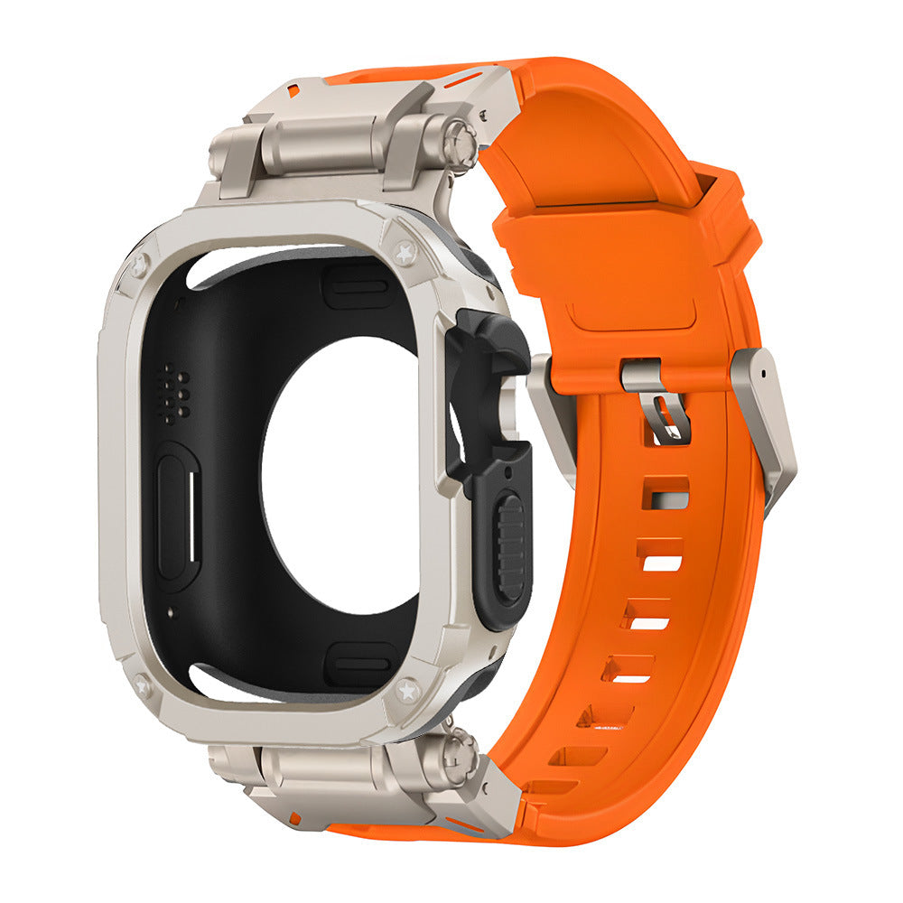PathGuard 2-In-1 Apple Watch Case With Fluoro Rubber Strap