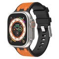 NovaFlex Silicone Band for Apple Watch Two-Tone Comfort Fit