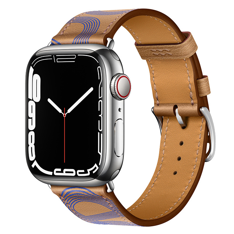 Averon Genuine Leather Hand-Stitched Strap for Apple Watch