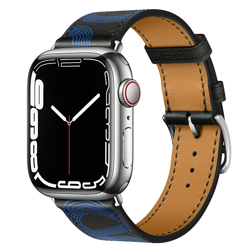 Averon Genuine Leather Hand-Stitched Strap for Apple Watch