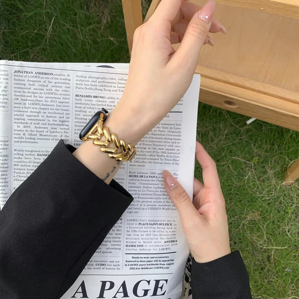 NovaSteel Stainless Steel Apple Watch Band For Women