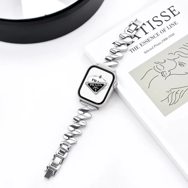 AeroLink Stainless Steel Apple Watch Bracelet Band Premium