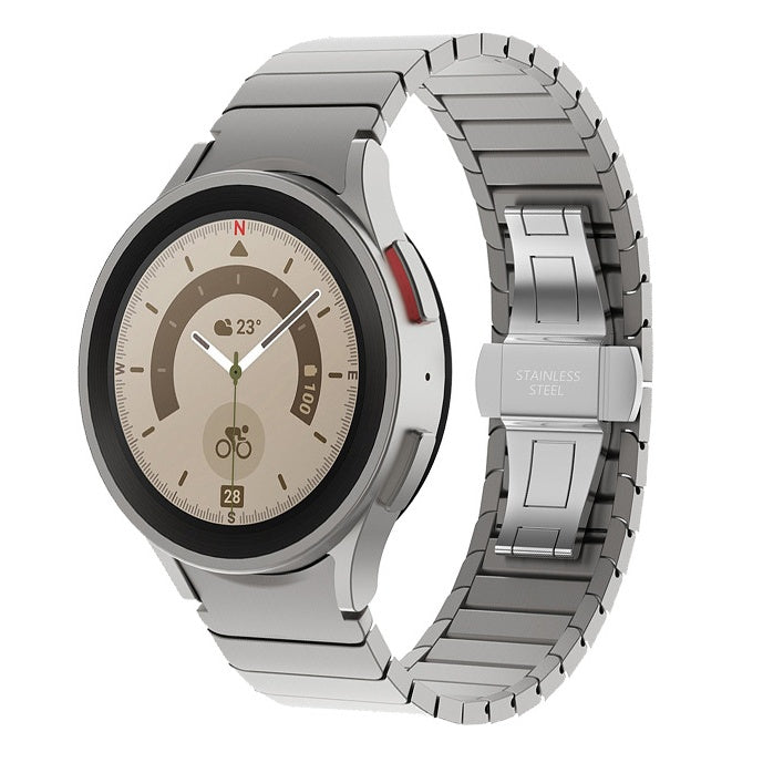 Stainless Steel Butterfly Buckle Band For NovaWatch Pro Series