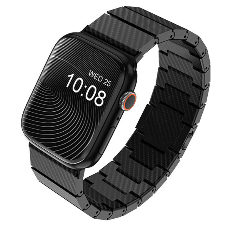ZephyrWeave Carbon Fiber Band With Aramid Cover for Apple Watch