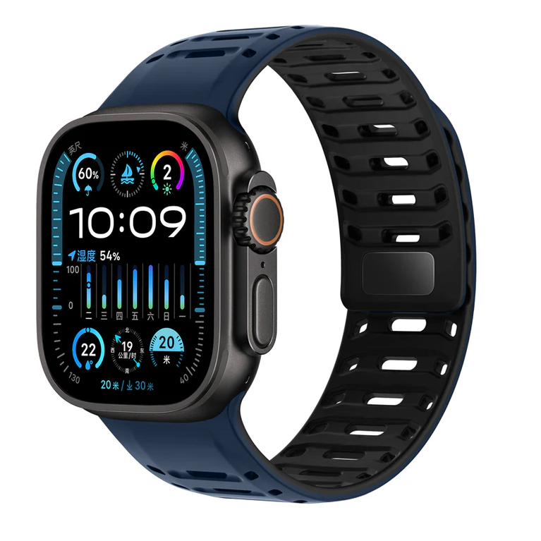 AeroFlex Silicone Strap for Apple Watch Durable and Breathable