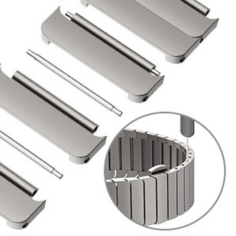 Stainless Steel Butterfly Buckle Band For NovaWatch Pro Series