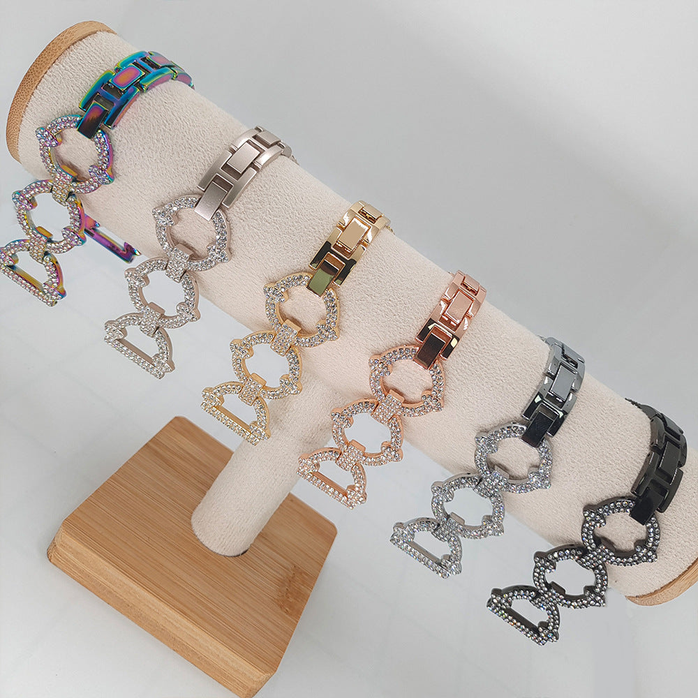 LuxeLink Diamond Link Pro Bracelet for Apple Watch